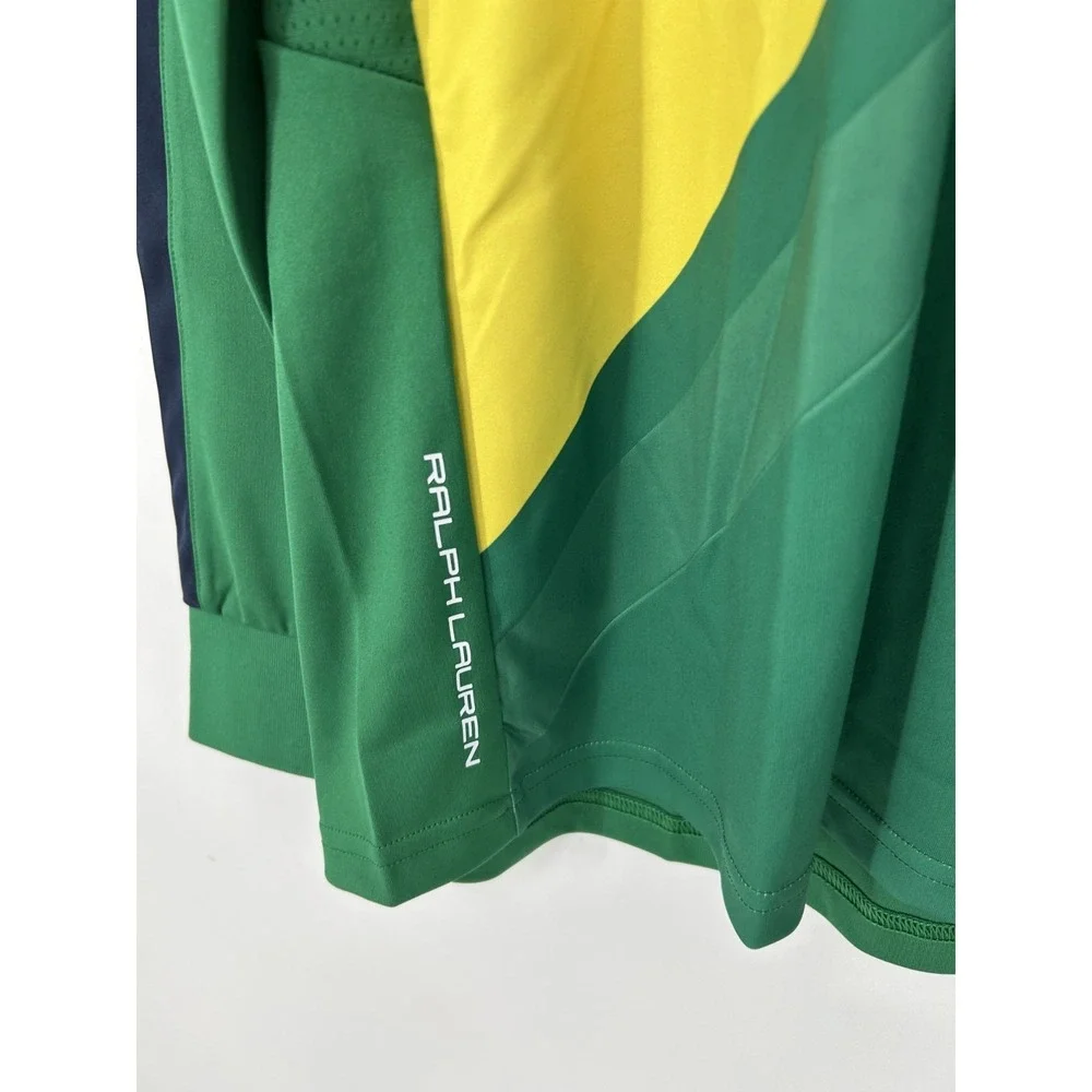 Polo Sport Ralph Lauren Brasil Brazil‎ Performance Jersey Long Sleeve Mens Large